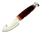 Ka-Bar 1234 Game Hook Leather Handle Fixed Stainless Gut Hook Blade Leather