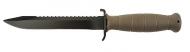 Glock KO17381 81 Field Knife w/Saw Spring Steel HRC55 Phosphate Treated Clip Poi