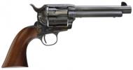 Taylors & Co  Cattleman Gunfighter 45LC 5.5" 6rd Army Size Walnut Grip Blue 5001