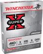 Winchester XB413000 Super X Buckshot 410 ga 3" 5 Pellets 000 Buck Shot 5Box/50Case