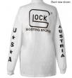Glock T-Shirt Long Sleeve White Large Cotton