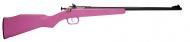 Crickett 220 Bolt 22 Long Rifle 16.12" Pink Synthetic Blue