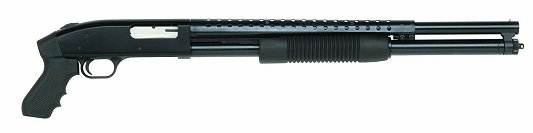 Mossberg 50580 500 Pump 12 ga 20" 3" Black Synthetic Blue Finish