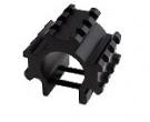 Laserlyte ADPRRIR140 1-Piece  Shotgun Tri-Rail Mount Three Sided, Black Finish