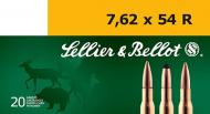 Sellier & Bellot 7.62mmX54mm Russian SP 180 GR 20Box